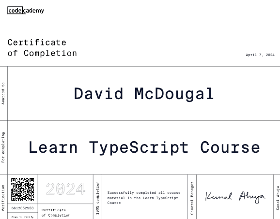Learn Typescript